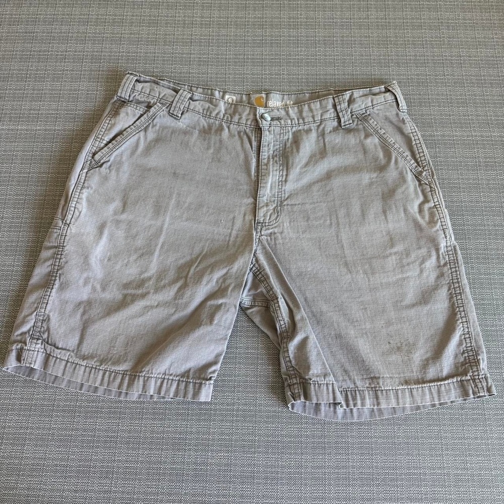 Carhartt relaxed fit gray cotton shorts men's size 40